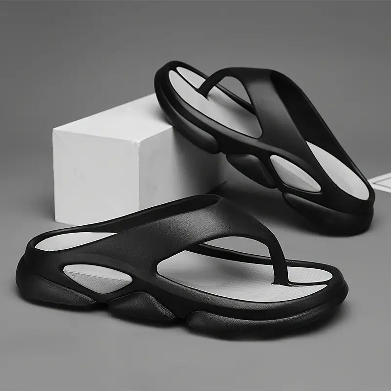 Men'S Summer Cut-Out Slide Sandals Minimalist Slippers
