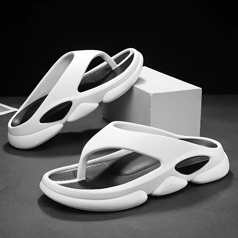 Men'S Summer Cut-Out Slide Sandals Minimalist Slippers