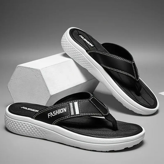Men'S Flip-Flops, New Summer Style, Soft Sole, Water-Friendly, Comfortable