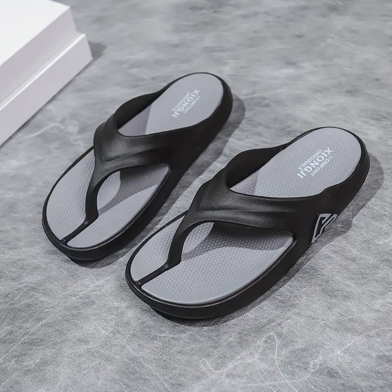 Men'S Stylish EVA Flip-Flops - Soft Sole, Easy Slip-On Design